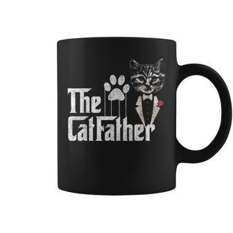 The Catfather Cat Dad Lovers Fathers Day Coffee Mug - Monsterry CA