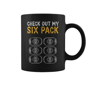 Check Out My Six Pack Novelty Beer Women's And Men's Coffee Mug - Thegiftio UK