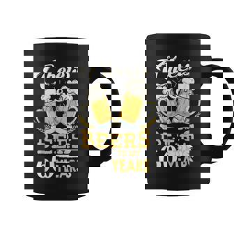 Cheers And Beers To My 60 Years 60Th Birthday Coffee Mug - Thegiftio