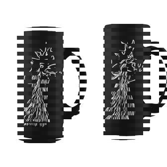 Chicken Rooster Saying Fuck Coffee Mug | Mazezy