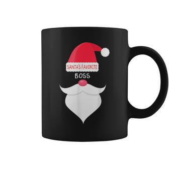 Christmas For Boss Santa's Favorite Coffee Mug - Monsterry UK