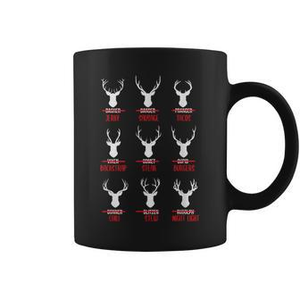Christmas Santa Reindeer List Pajamas For Deer Hunters Coffee Mug - Seseable