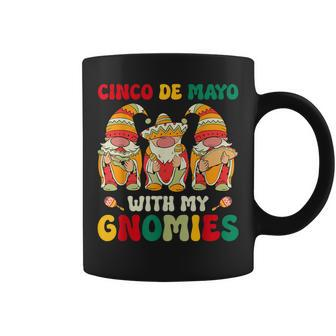 Cinco De Mayo With My Gnomies Trio Gnomes Boys Girls Coffee Mug - Monsterry DE