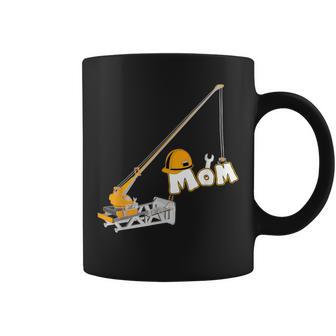 Construction Worker Mom Birthday Crew Party Coffee Mug - Monsterry AU