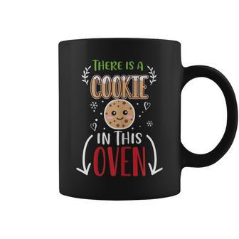 Cookie Christmas Matching Pregnancy Announcement Coffee Mug - Seseable
