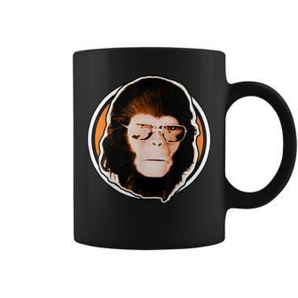 Cornelius In Shades Apes Nerd Geek Vintage Graphic Coffee Mug - Monsterry
