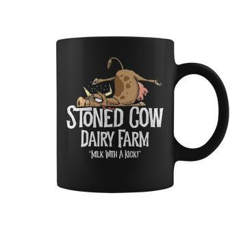 Cow Art Stoned Cow Dairy Farm Milk Cow Art Coffee Mug | Mazezy