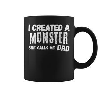 For Dad From Daughter First Father's Day Saying Coffee Mug - Monsterry AU