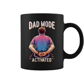 Dad Mode Activated Quote Best Dad Ever Father's Day Coffee Mug - Seseable
