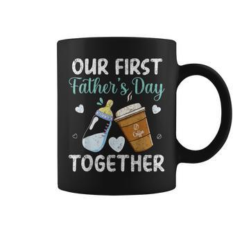 Dad And Son Our First Fathers Day Together Baby 2024 Coffee Mug - Thegiftio UK