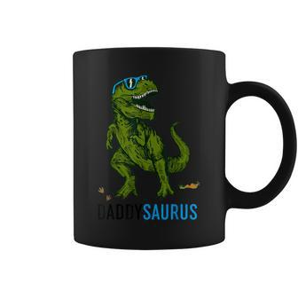 Daddy Dinosaur Daddysaurus Fathers Day Coffee Mug - Monsterry