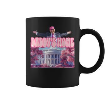 Daddy's Home Trump Pink 2024 Take America Back 2024 Coffee Mug | Mazezy