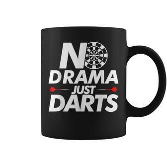Dart Thrower No Drama Just Darts Coffee Mug - Monsterry AU