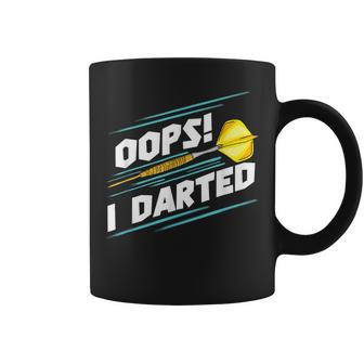 Darts Oops I Darted Dart Player Team League Coffee Mug - Thegiftio UK