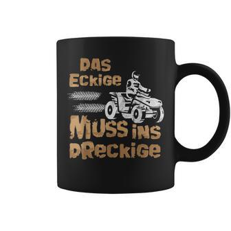 Der Eckige Muss Ins Dirckige Quad German Language Tassen - Seseable