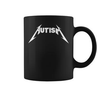 Autism Skeleton Meme Metal Rock For Women Coffee Mug | Mazezy