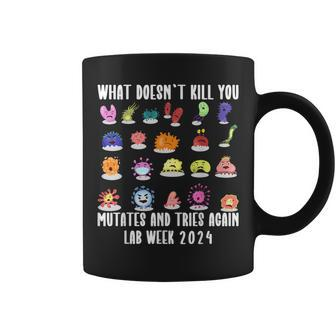 What Doesn't Kill You Mutates Biology Lab Week 2024 Coffee Mug | Mazezy