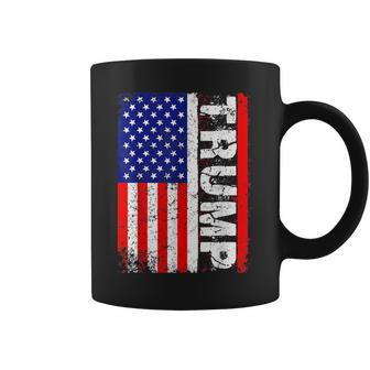 Donald Trump 4Th Of July American Flag Vintage Coffee Mug - Monsterry
