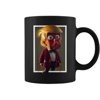 Donald Trump Cartoon Usa President Merch Humor Stuff Coffee Mug - Thegiftio UK