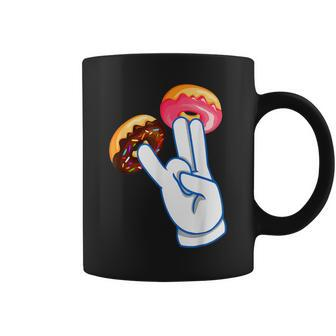 Donut Two In Pink Shocker Sarcastic Doughnut Coffee Mug - Monsterry DE