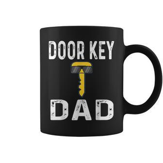 Door Key Dad Pun Humor Dorky Dork Book Nerd Father Coffee Mug - Monsterry