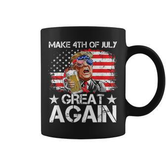 Drinking Beer Team Make 4Th Of July Great Again Coffee Mug - Monsterry