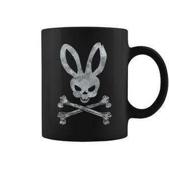Easter Bunny Skull Crossbones Egg Hunt Easter Day Coffee Mug - Seseable