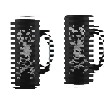 Easter Bunny Skull Crossbones Egg Hunt Easter Day Coffee Mug - Seseable