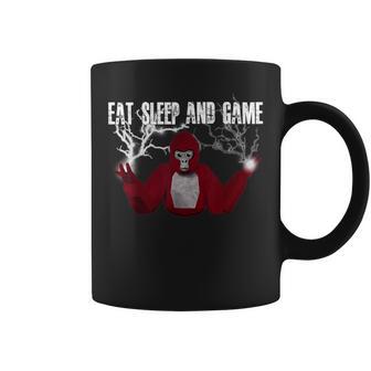 Eat Sleep Gorilla Decorations Monke Tag Vr Game Coffee Mug - Monsterry