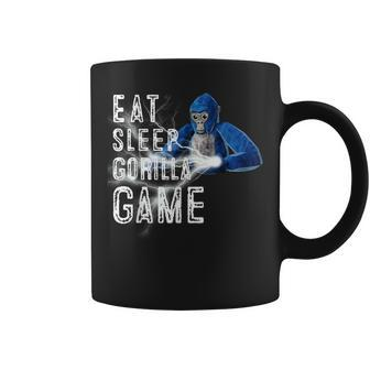 Eat Sleep Gorilla Monke Tag Gorilla Vr Gamer Coffee Mug | Mazezy