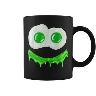 Eggs Ham And Bacon Green Face Brunch St Patrick's Day Coffee Mug - Thegiftio UK