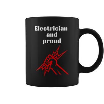 Electrician And Proud Fathers Day Coffee Mug - Monsterry AU