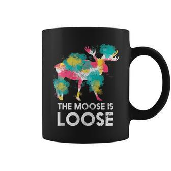 Elk Canada Forest Animal Wildlife Colorful Moose Coffee Mug - Monsterry DE