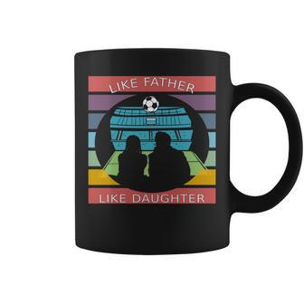 Fathers Day Football Dad And Daughter Player Dad Coffee Mug - Monsterry DE