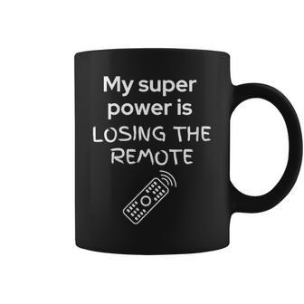 Father's Day My Super Power Tv Remote Dad Coffee Mug - Thegiftio UK