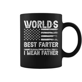 Fathers Day World's Best Farter I Mean Father Coffee Mug - Seseable