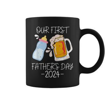 First Fathers Day Husband New Dad 2024 Coffee Mug - Thegiftio UK