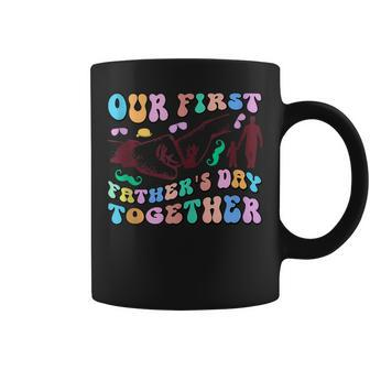 Our First Fathers Day Together Happy Daddys Day Coffee Mug - Thegiftio UK