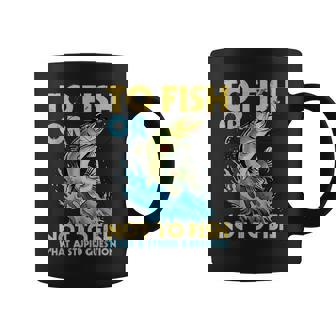 Fishing Saying Fish Fishing Equipment Coffee Mug - Thegiftio UK