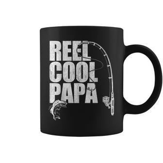 Fishing T Reel Cool Papa Fathers Day Coffee Mug - Monsterry