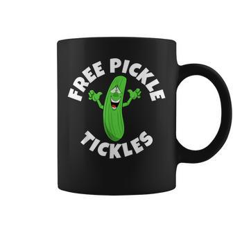 Free Pickle Tickles Adult Humor Coffee Mug - Monsterry