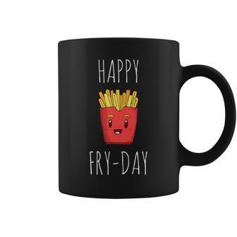 French Fries Lovers Happy Friday Fry-Day Coffee Mug - Monsterry DE
