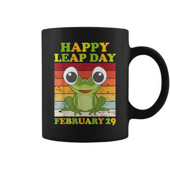 Frog Happy Couple Leap Day February 29 Leap Birthday Coffee Mug - Seseable