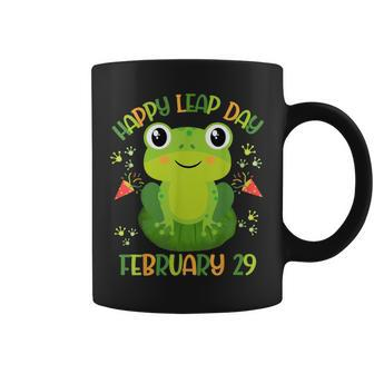 Frog Happy Leap Day February 29 Birthday Leap Year Coffee Mug | Mazezy
