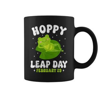 Frog Hoppy Leap Day February 29 Birthday Leap Year Coffee Mug - Seseable