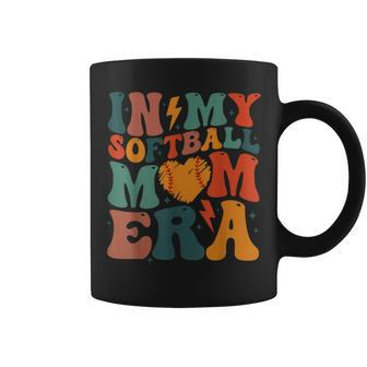 Game Day Softball Lover Retro In My Softball Mom Era Coffee Mug - Seseable