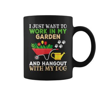 Gardening Dog Lover Gardener Garden Plants Coffee Mug - Thegiftio UK