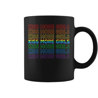 Gay Lesbian Pride Lgbt Lovers Feminist Kiss More Girls Coffee Mug - Monsterry UK