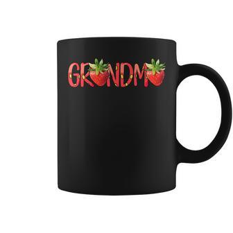 Grandma Strawberry Summer Fruit Great Mother's Day Coffee Mug - Monsterry DE