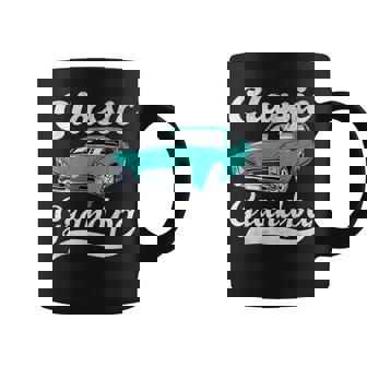 Grandpa Classic Car Graphic Car Father's Day Coffee Mug | Mazezy